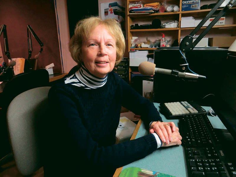 Pat Duperre, a longtime volunteer with Valley Eye Radio