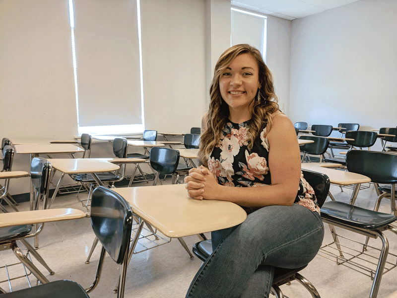 Even her military experience repairing jet engines – work she finds intriguing – hasn't kept Stephanie Dalton from reaching her goal of becoming a nurse.