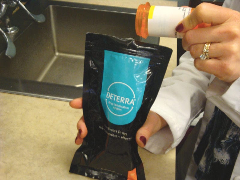 Kathy Premo says the Deterra pouch gives people an option for medication disposal that's both private and easy to use.