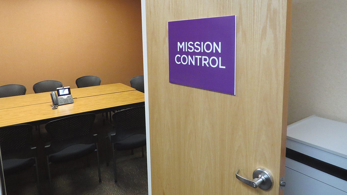 Mission Control is part of an effort to bring the principles of Six Sigma to Mercy Medical Center.