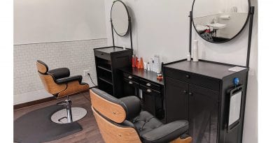 The new hair stations at SkinCatering