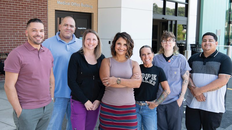 Team members of the Addiction Consult Service at Holyoke Medical Center