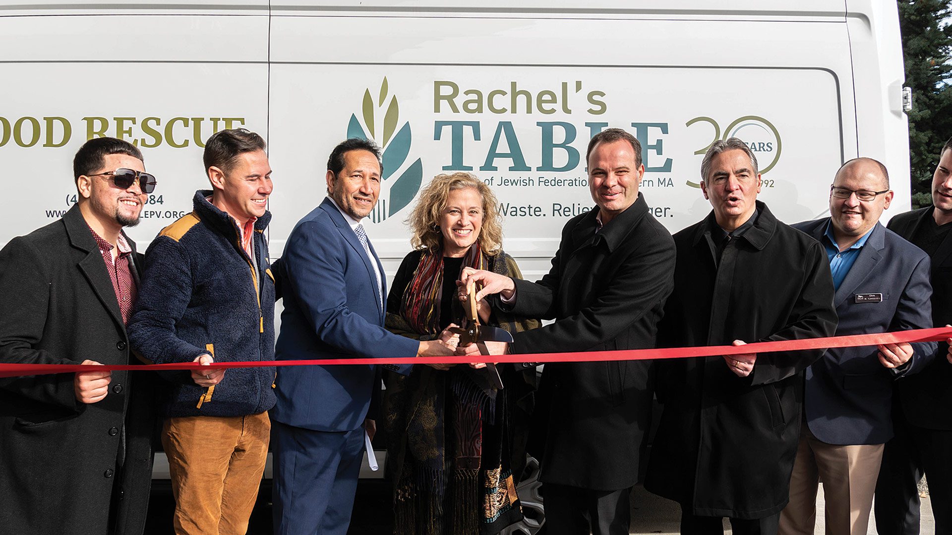 Rachel’s Table unveiled its first refrigerated van