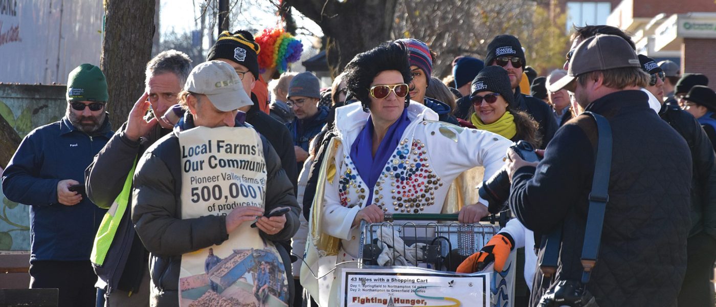 Monte Belmonte, radio personality at WRSI 93.9 the River, led a 43-mile, two-day march on Nov. 21-22 to benefit the mission of the Food Bank of Western Massachusetts to feed neighbors in need