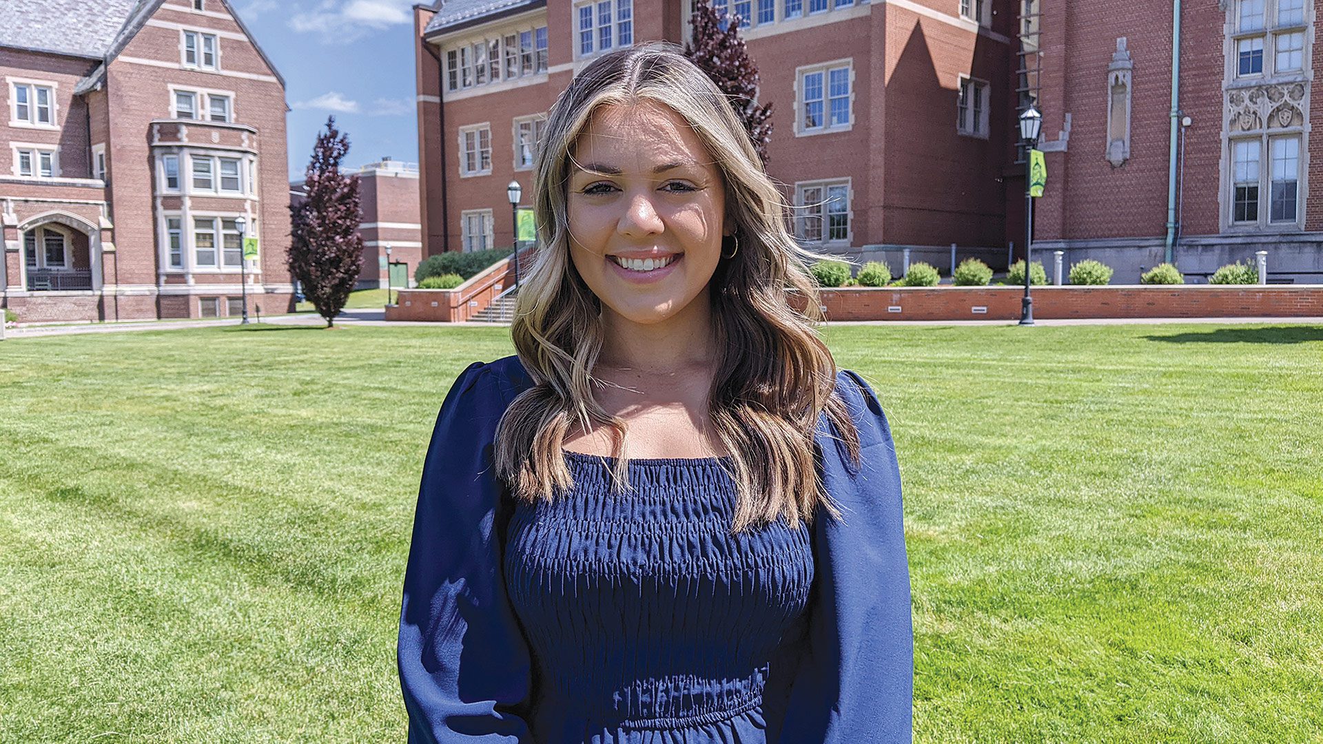 Ashley Girouard is gaining experience through Baystate’s SNAP program for new nurses.