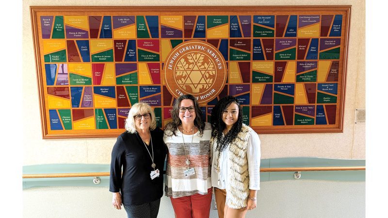 From left: Beth Cardillo, Mary-Anne Schelb, and Dalila Jones of JGS Lifecare.