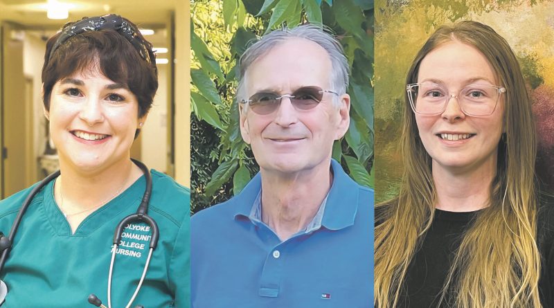 Left to right: Maddy Gray, Dick Easton, and Jolene Alexander.